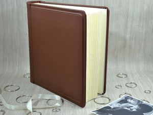 Photographic Book Upholstered in True Leather by Giovelli Design