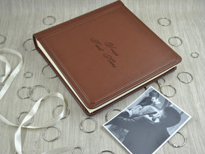 Personalized Handmade in Italy Wedding Photo Album by Giovelli Design