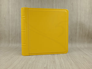 Custom Yellow Leather Photo Album by Giovelli Design