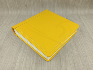 Stylish yellow photography book by Giovelli Design