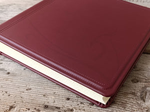 Classic Top-Grain Leather Photo Book Handcrafted in Italy by Giovelli Design