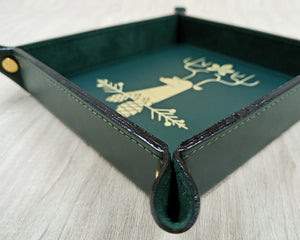 genuine leather catchall for christmas by Giovelli Design