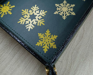 refining and stitching of a leather tray by Giovelli Design