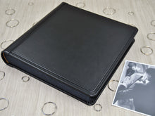 Carica l&#39;immagine nel visualizzatore di Gallery, total black leather photo album by Giovelli Design
