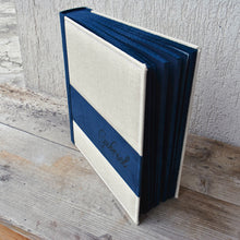 Carica l&#39;immagine nel visualizzatore di Gallery, stylish blue italian handmade photo album by Giovelli Design
