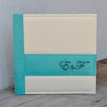 Load image into Gallery viewer, fancy italian handmade non leather scrapbook album for engagement by Giovelli Design
