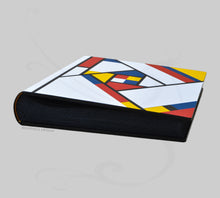 Carica l&#39;immagine nel visualizzatore di Gallery, fantastic album of memories multicolored leather bound by Giovelli Design
