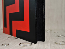 Carica l&#39;immagine nel visualizzatore di Gallery,  red and black leather photo album by Giovelli Design
