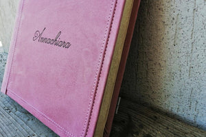 beautiful handmade photo album for a girl by Giovelli Design