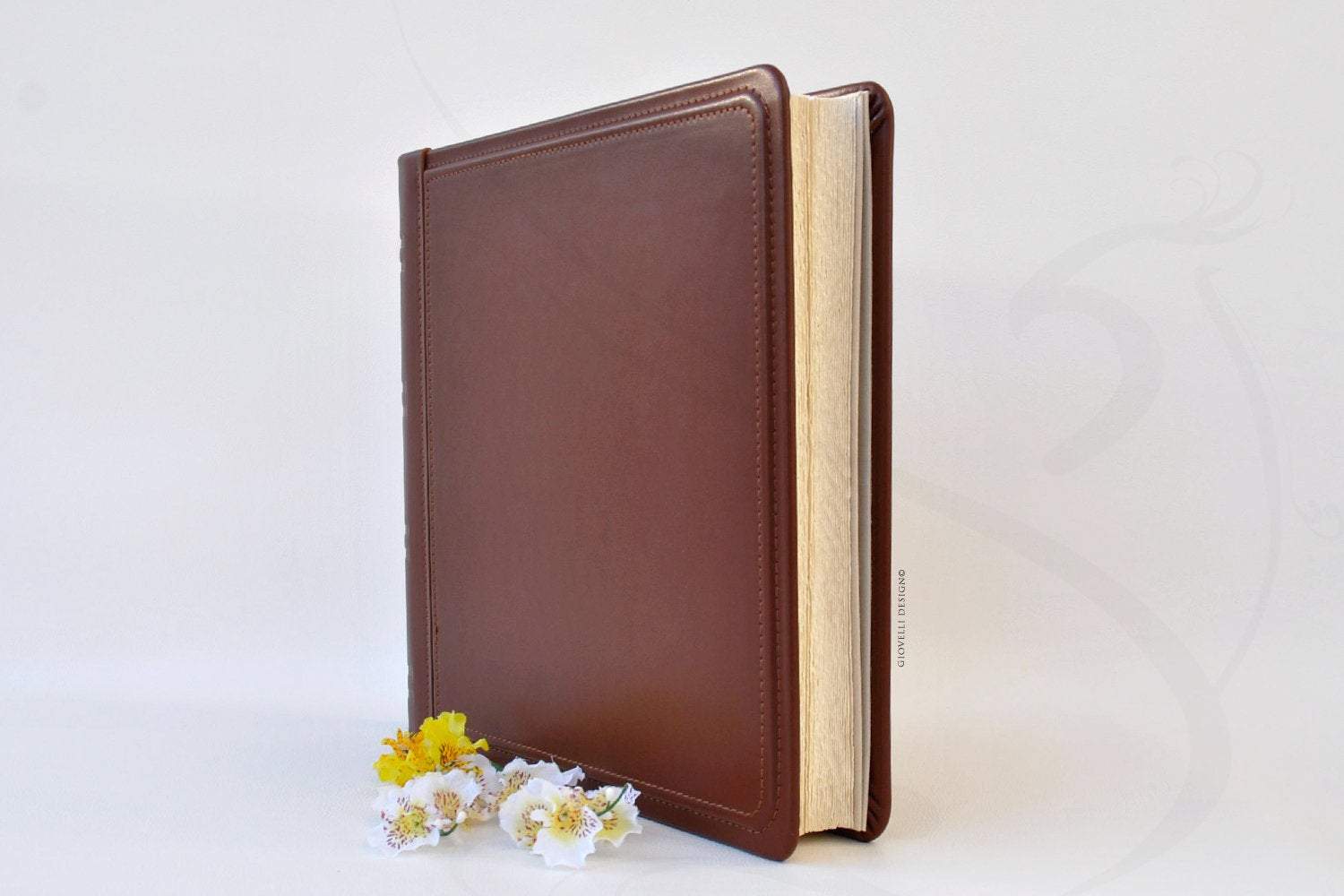 Embossed Leather Wedding Scrapbook Albums Book – LeatherNeo