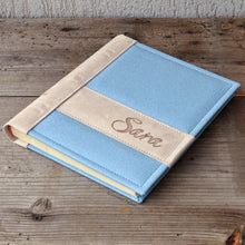 Load image into Gallery viewer, fancy non leather album ideal for a christening gift
