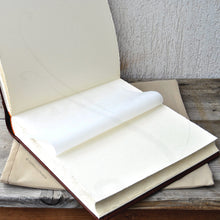 Carica l&#39;immagine nel visualizzatore di Gallery, opened photo album with white pages and protective tissue
