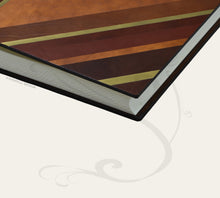 Carica l&#39;immagine nel visualizzatore di Gallery, square brown and gold family album by Giovelli Design
