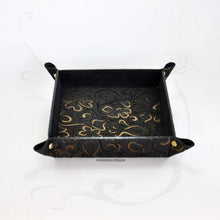 Carica l&#39;immagine nel visualizzatore di Gallery, black and gold storage tray by Giovelli Design
