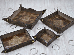 various key trays for rustic interior design by Giovelli Design